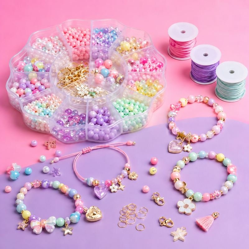 Gionlion 6000 Pcs Clay Beads Bracelet Kit