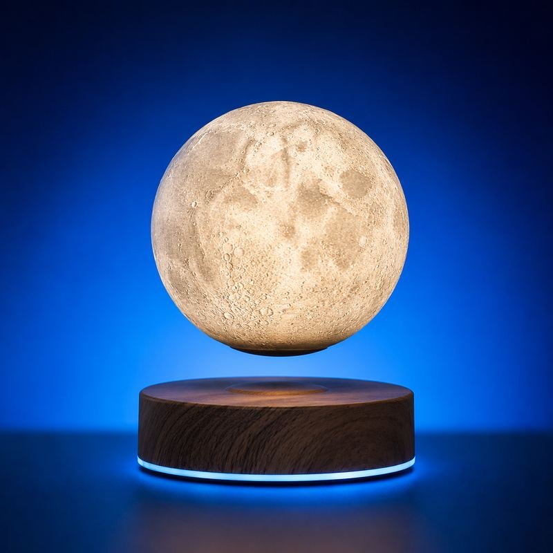VGAzer Levitating Moon Lamp (Floating & Spinning)